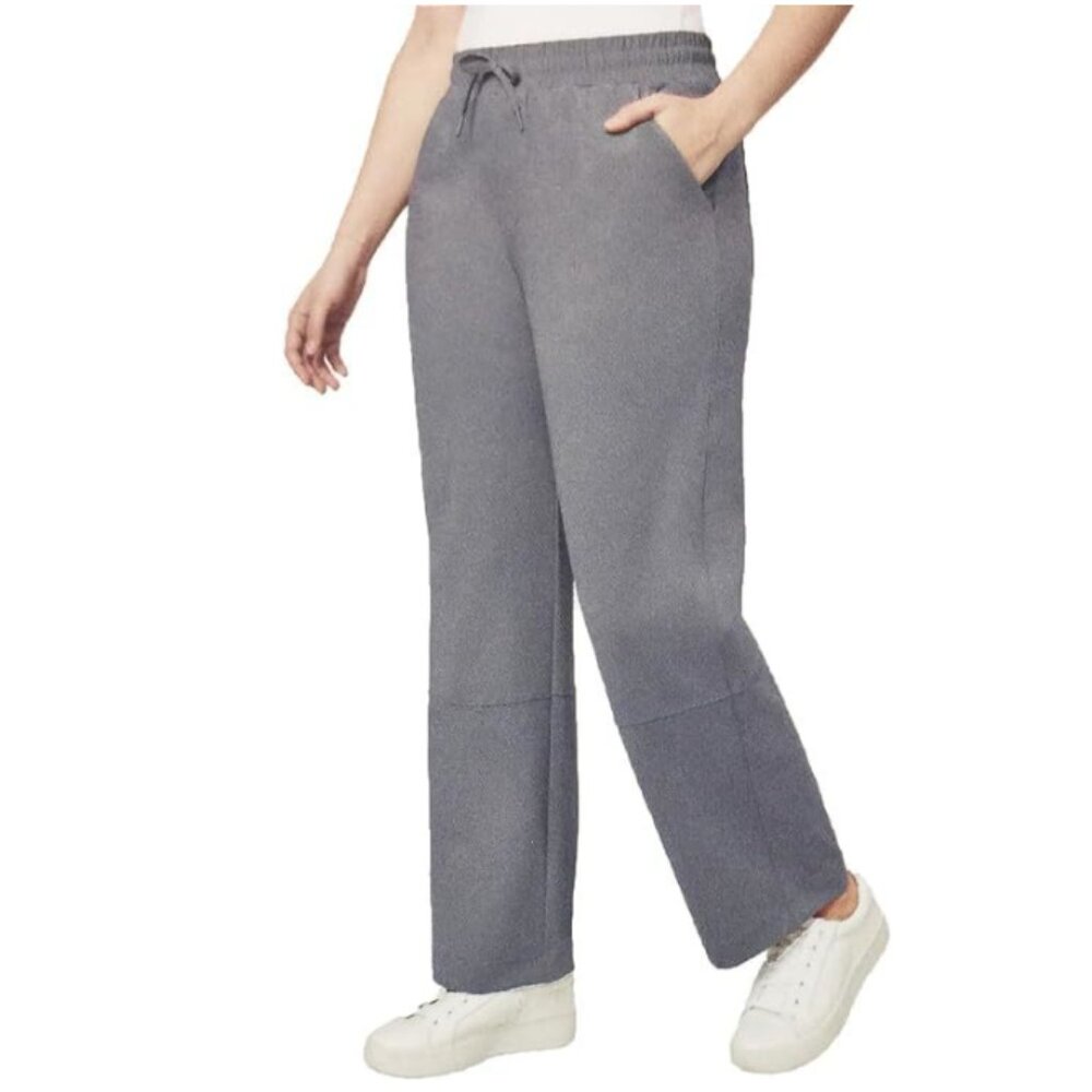 Mondetta Ladies Pull On Straight Leg Pants, Tradewind